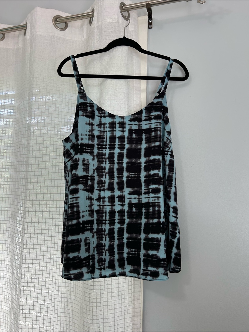 Women’s Blue Tie-Dye Print Cami Top